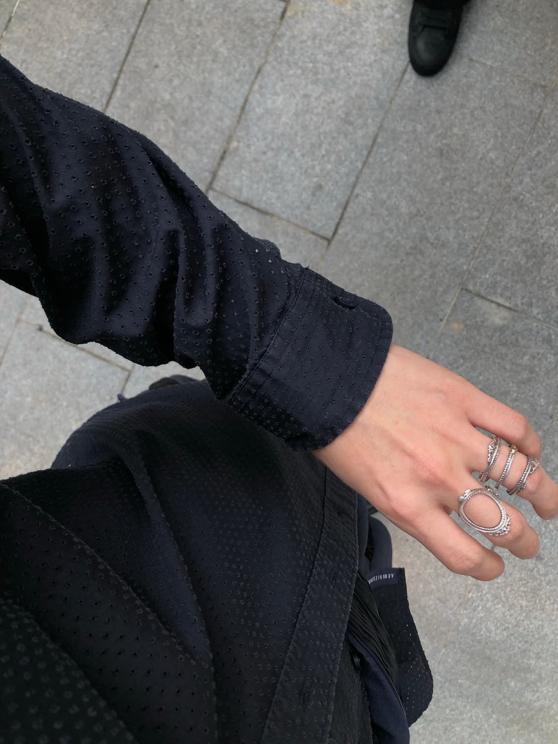 아르마니 익스체인지 펀칭 셔츠 상품이미지1