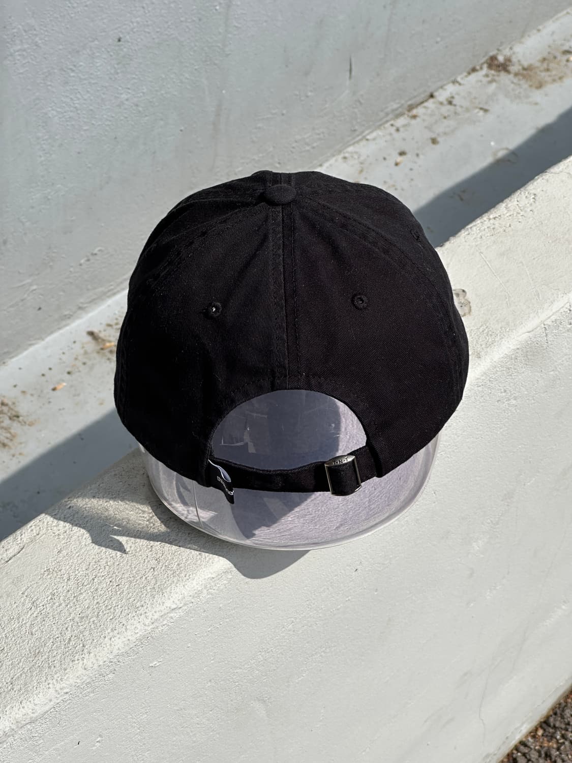 [F] 디이즈네버댓 로고 블랙 볼캡 모자 상품이미지4