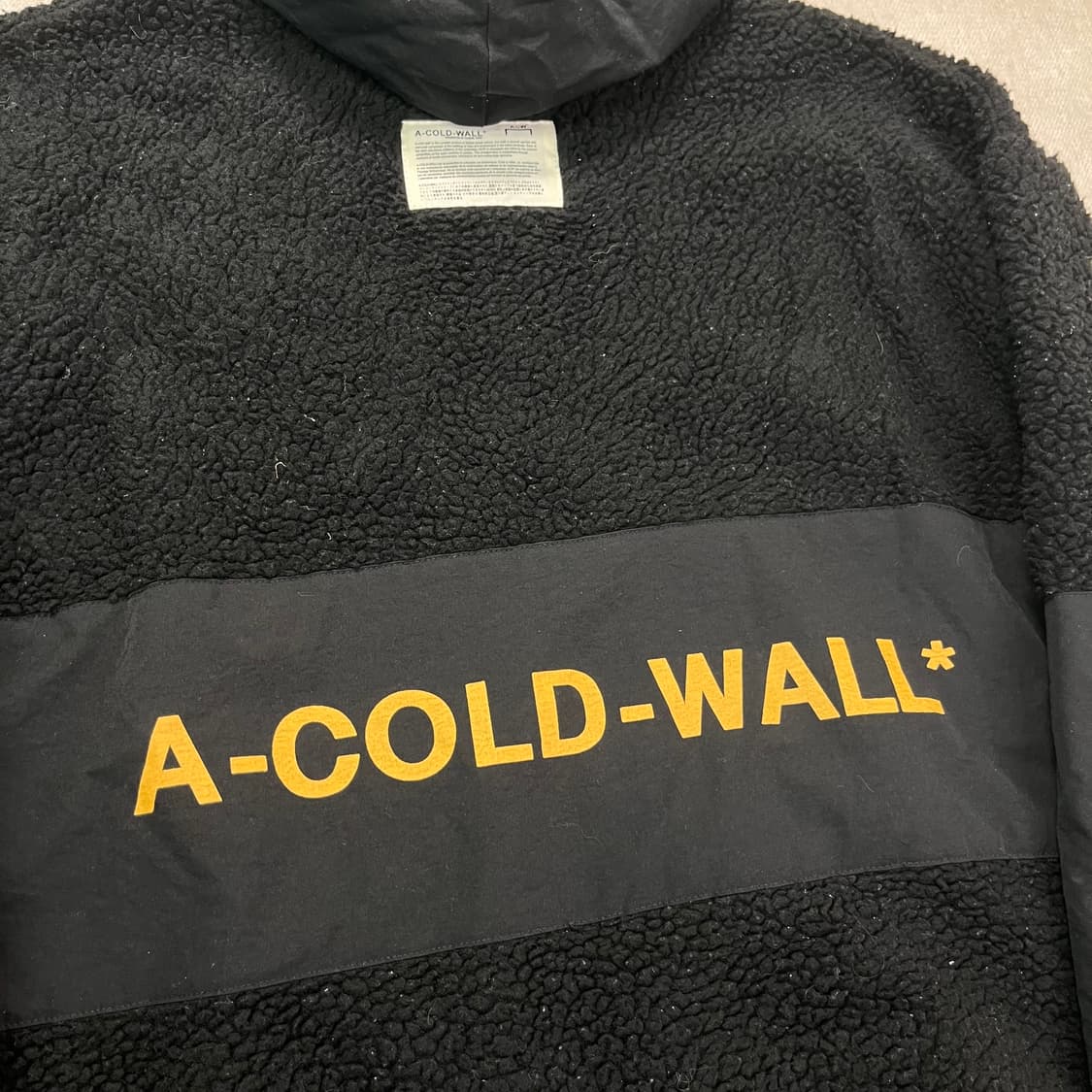 105 어콜드워 빅로고 양털 플리스 자켓 상품이미지5