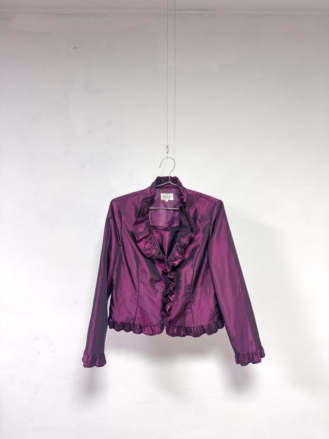 Purple satin jacket  상품이미지1