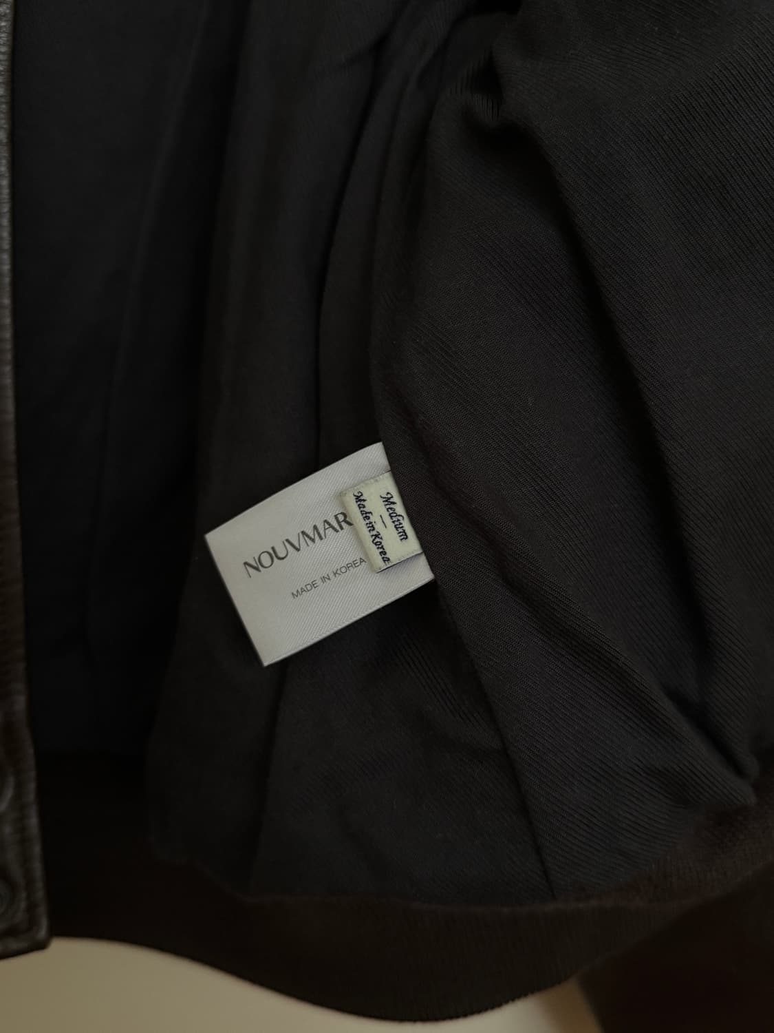 누마레 레더 자켓 (브라운) 상품이미지3