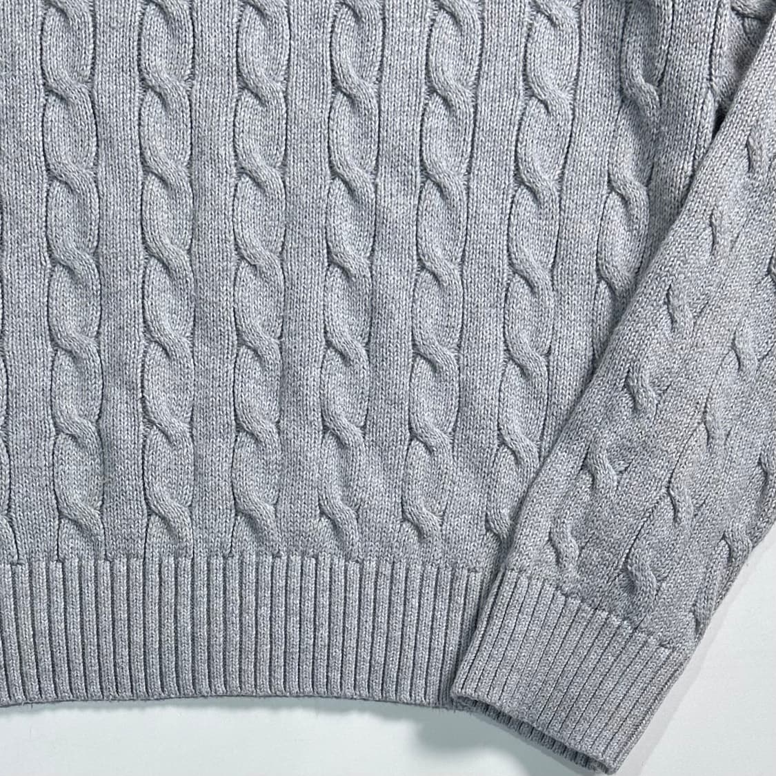 폴로 랄프로렌 그레이 케이블 니트  상품이미지5