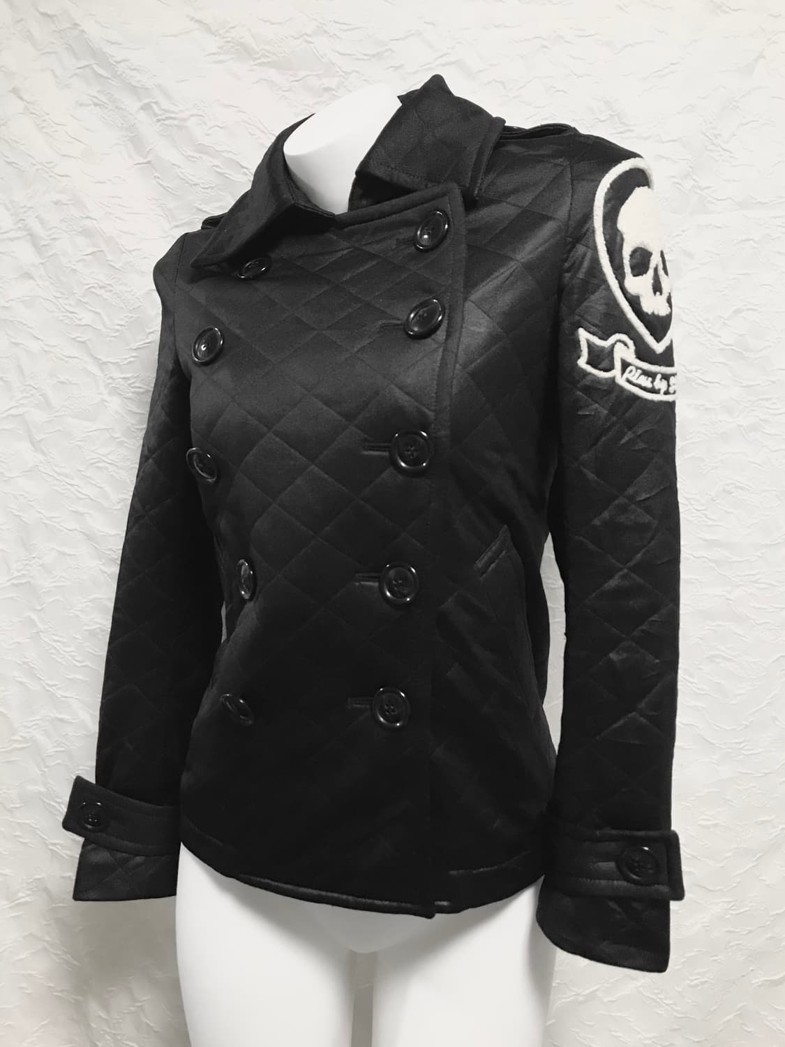 택포•빈티지 펑크 해골 퀼팅 나폴레옹 자켓 상품이미지1