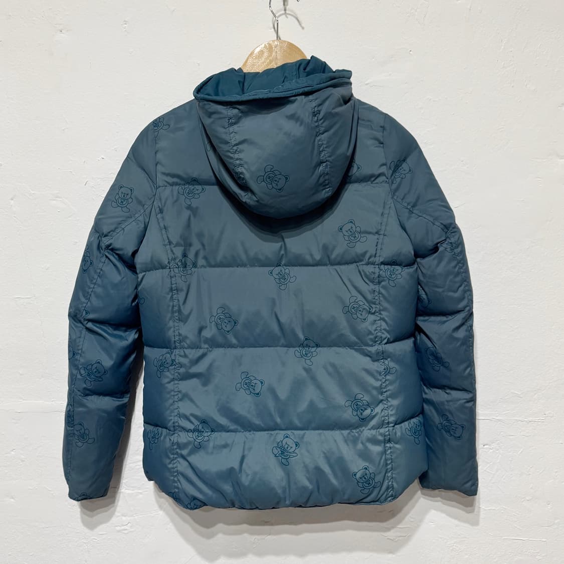 히스테릭글래머 퍽베어 리버시블 다운 자켓 블루 상품이미지2