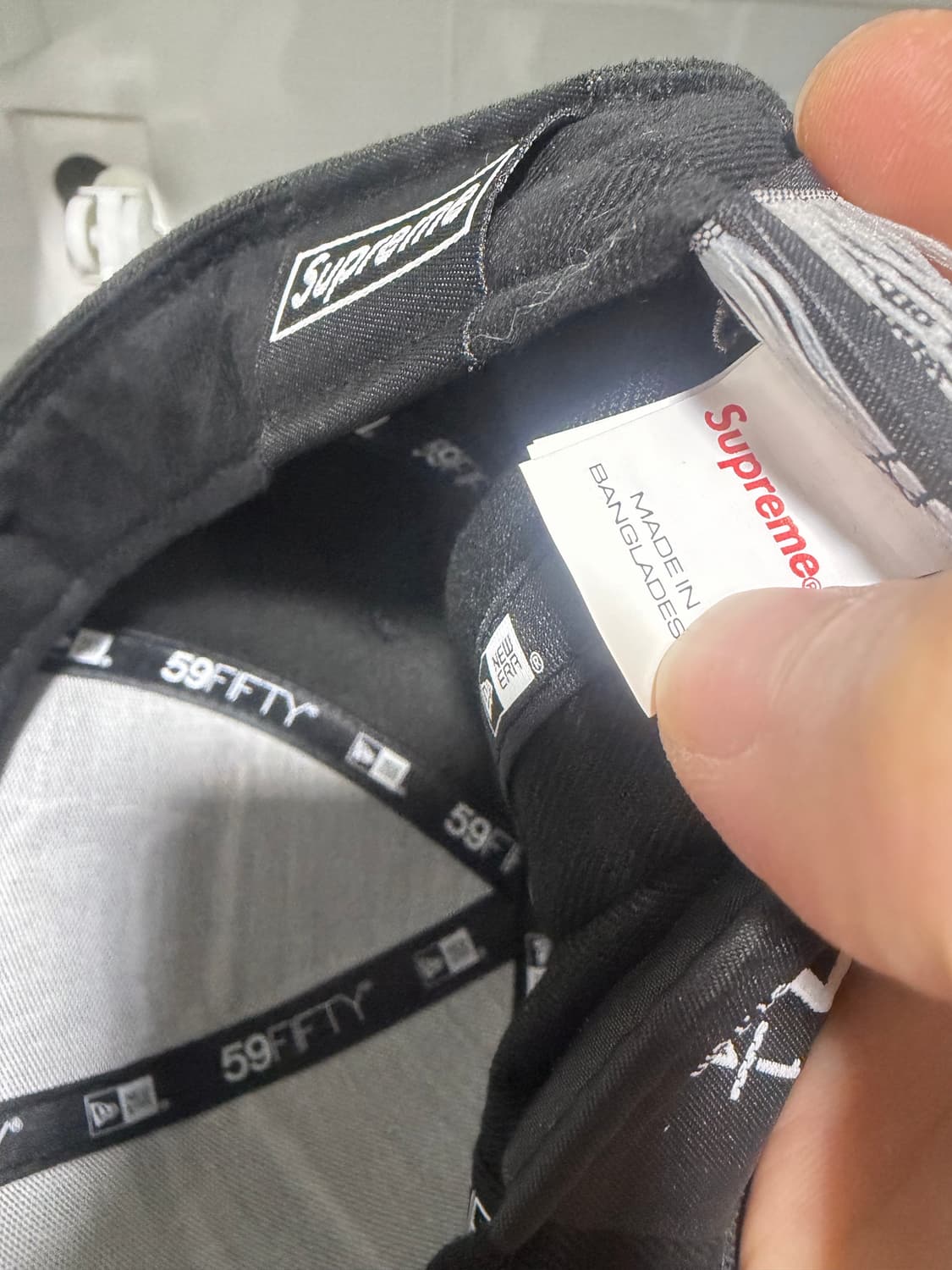 슈프림 뉴에라 본즈 박스로고 모자 상품이미지5