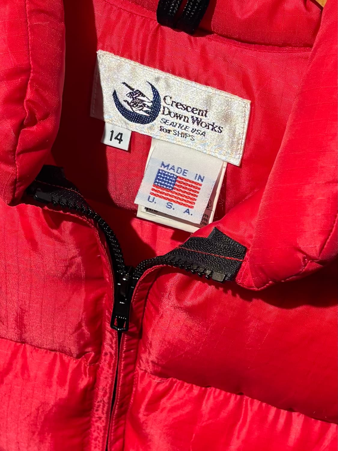 Crescent Down Works × SHIPS – Down Vest 상품이미지5