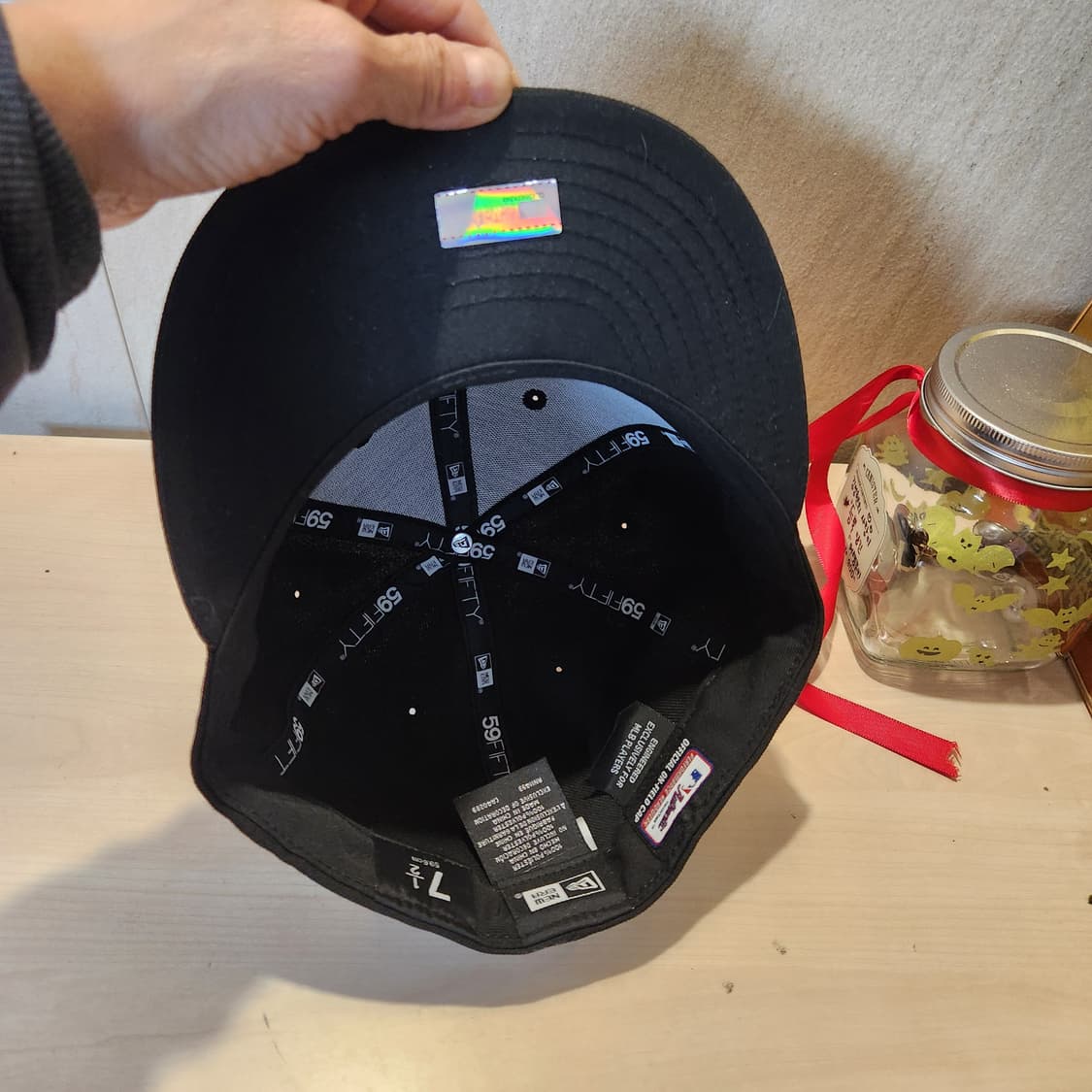 NEW ERA 59FIFTY 시카고 화이트삭스 블랙 온필드 캡 7 1/2 상품이미지9