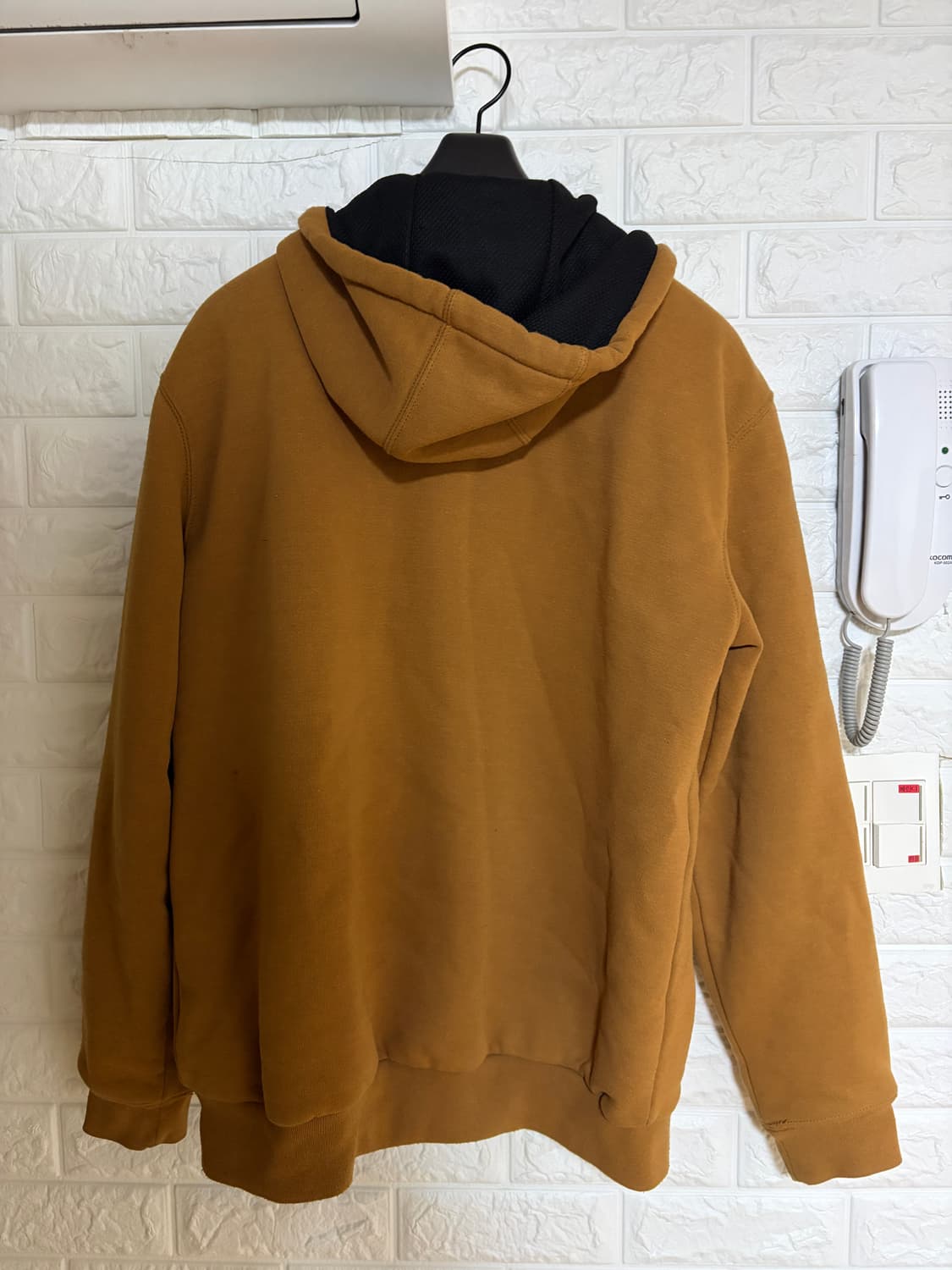 칼하트 써멀 후드집업 카멜 브라운 s 사이즈 상품이미지2