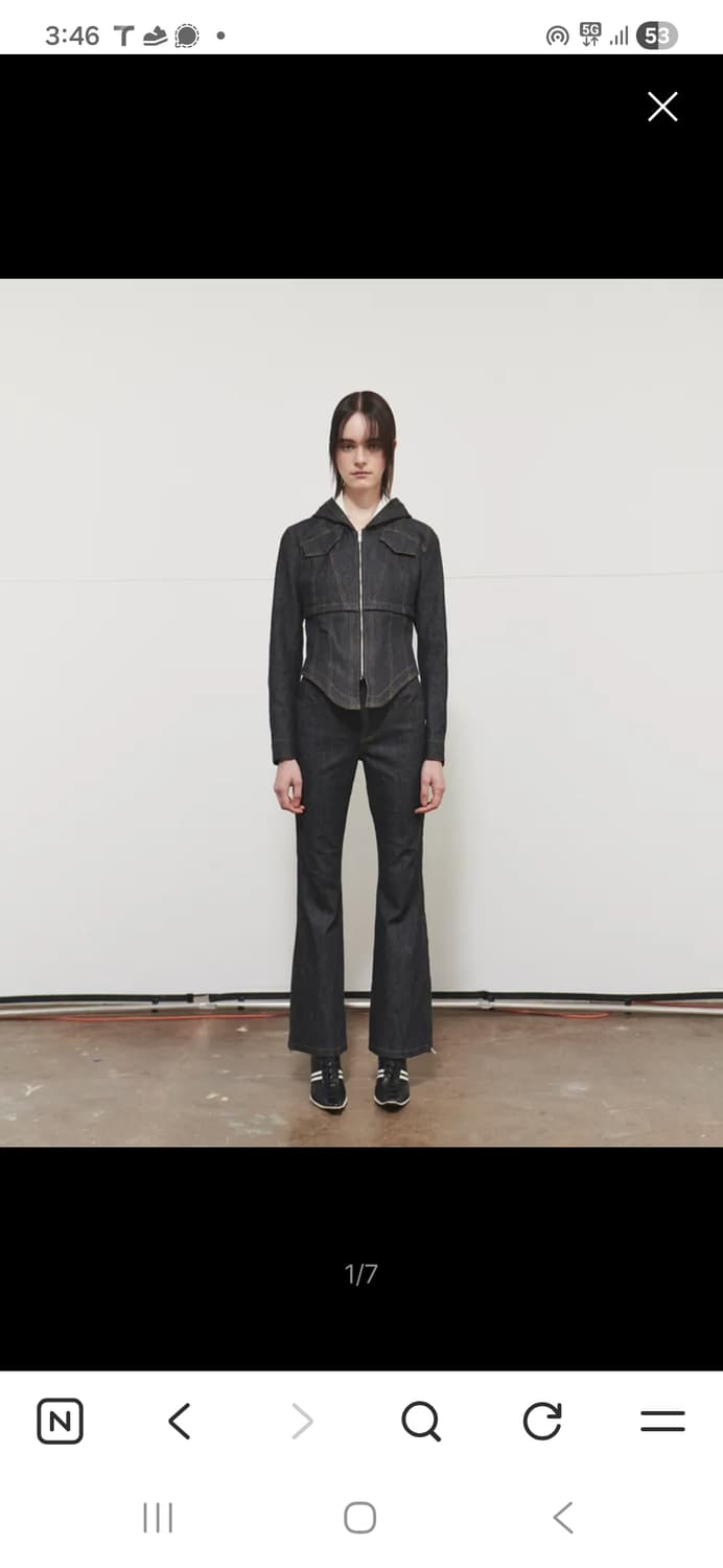 2000 Archives 데님 후드 집업 자켓 (2) 상품이미지5