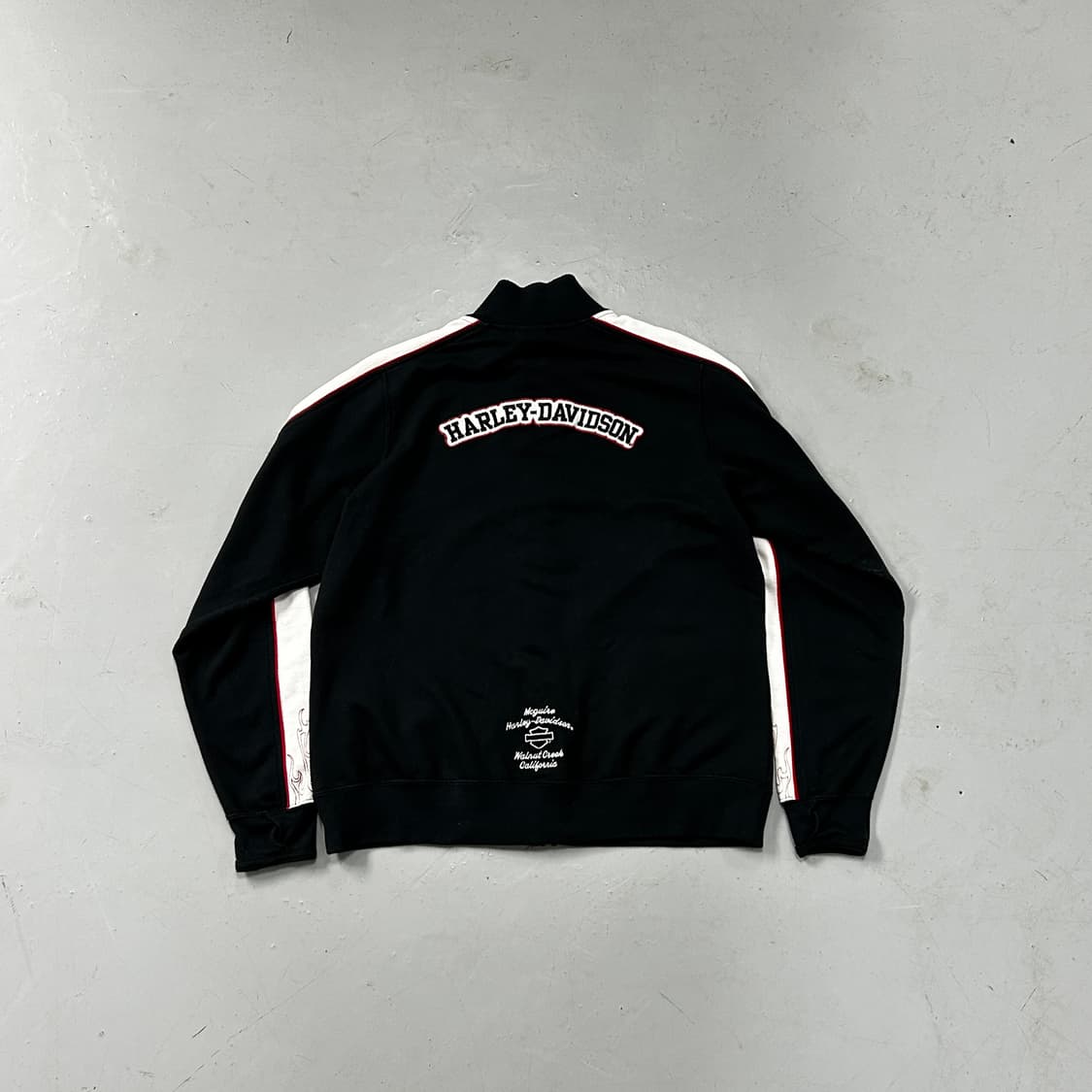할리데이비슨 로고 스웻 집업 상품이미지4