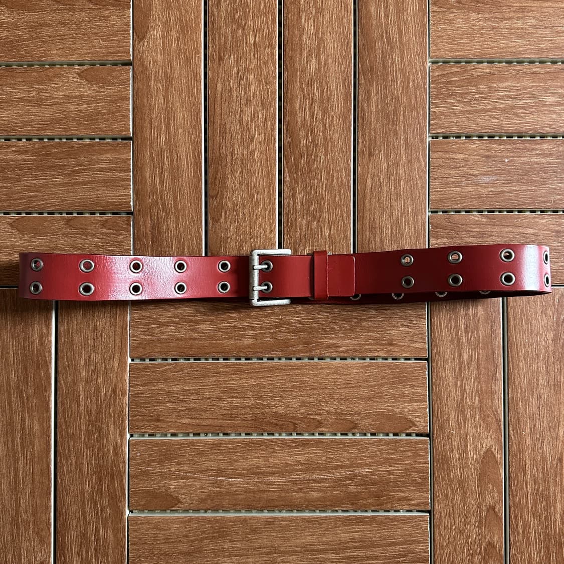 Edwin double eyelet leather belt 상품이미지2