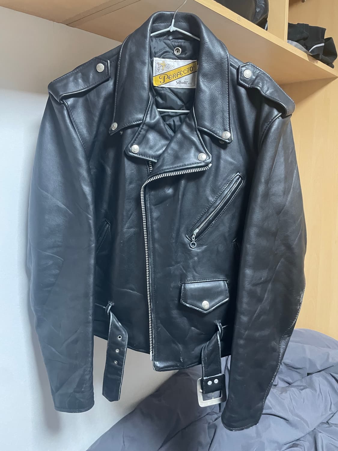 빈티지 쇼트 퍼펙토 44사이즈 상품이미지1