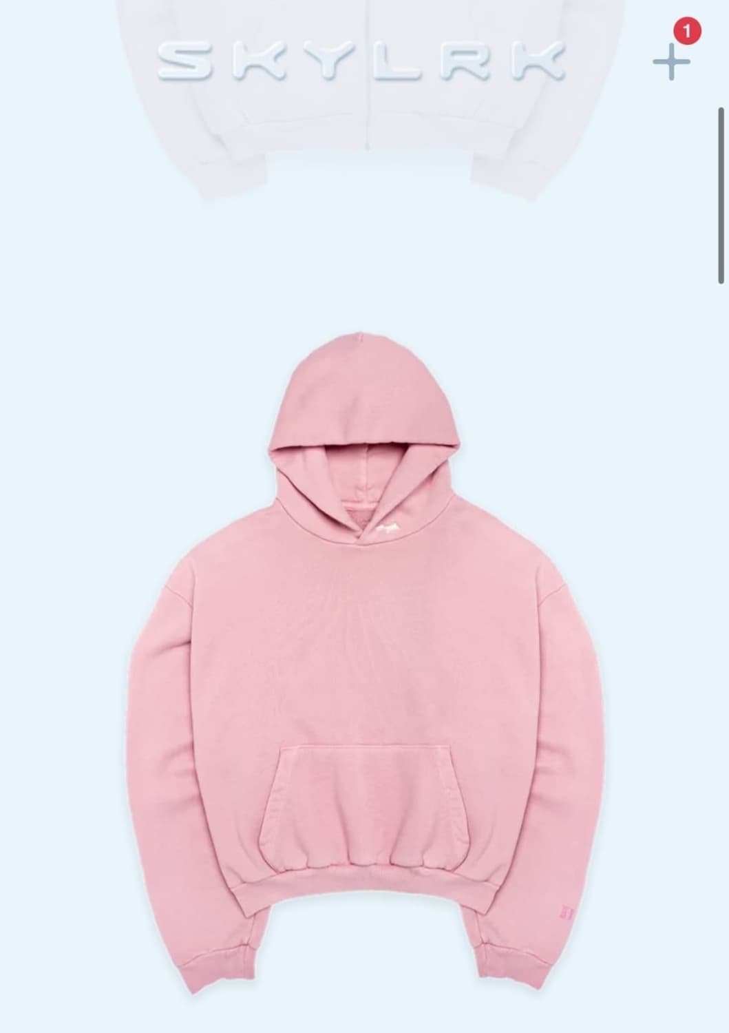 SKYLRK 핑크 후디 (XXL) 상품이미지1