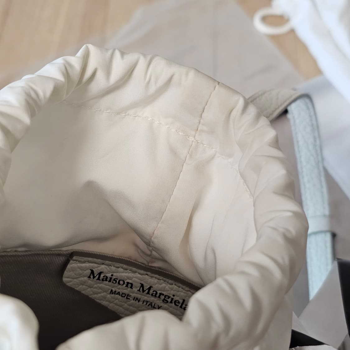 메종 마르지엘라 5AC 레더 버킷백 숄더백 크로스백 가방 MM6 여성 상품이미지10