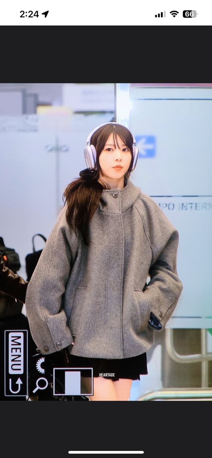 타입서비스 하프 코트 그레이 Hooded Half Coat [Gray] 상품이미지2