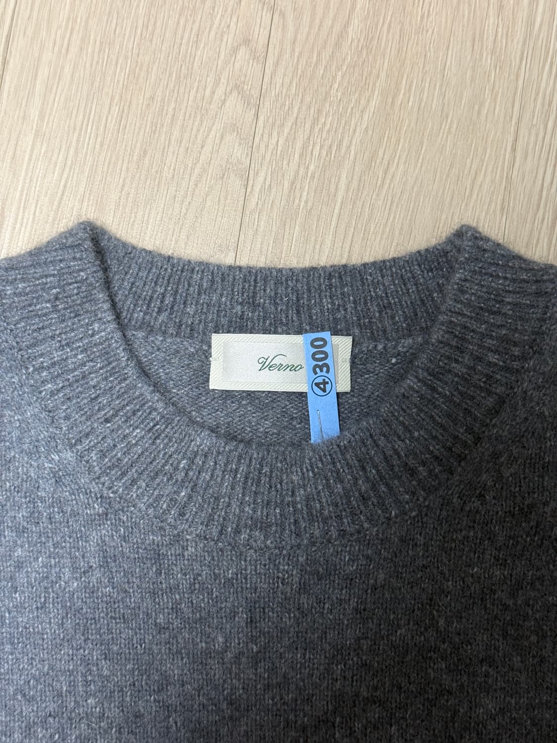 베르노 라쿤 니트 그레이 L 상품이미지3