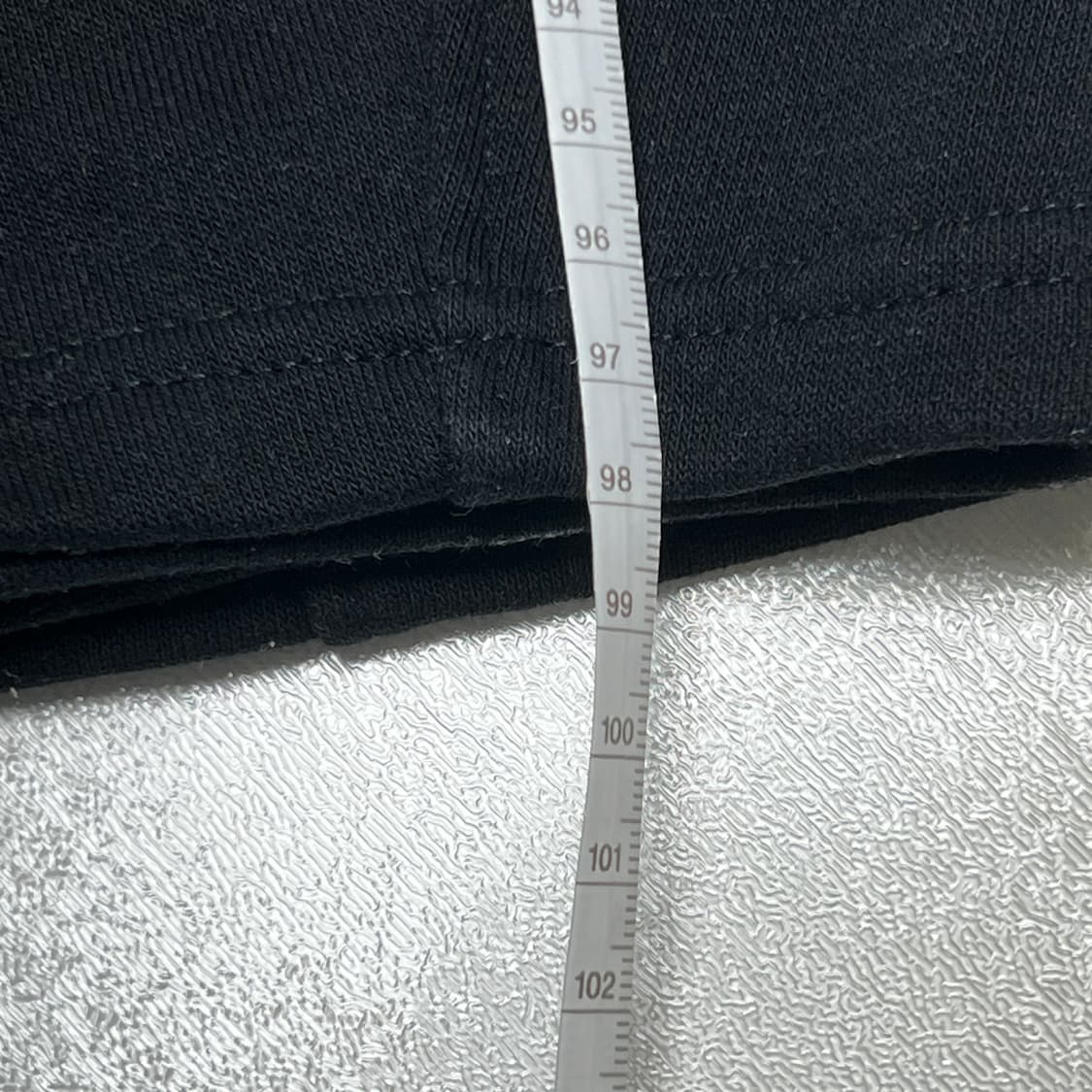 GU 지유 검정 스웨트 팬츠 배럴 레그 팬츠 조거 상품이미지9