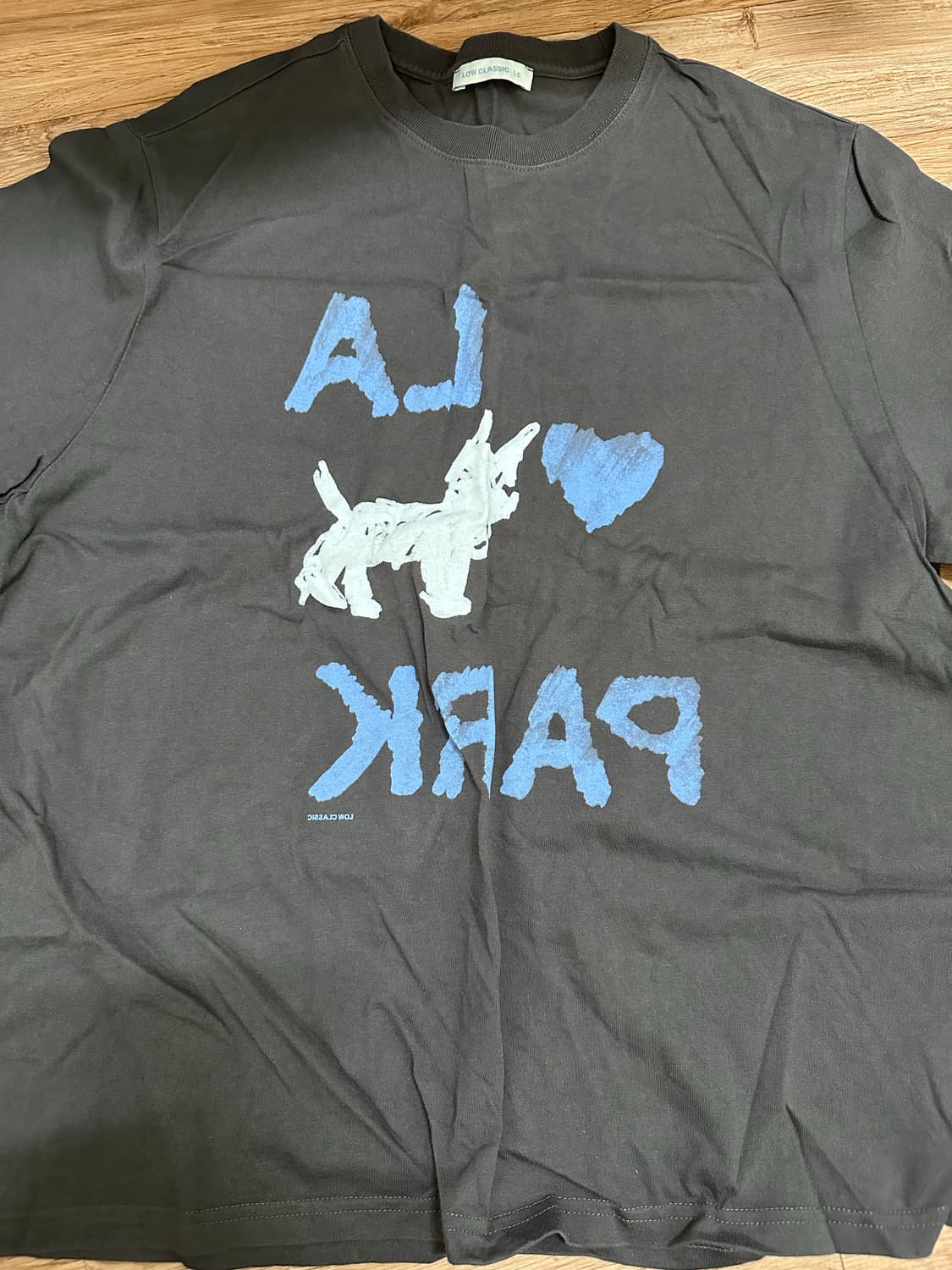로우클래식 제니 러브 파크 티셔츠 차콜 상품이미지2