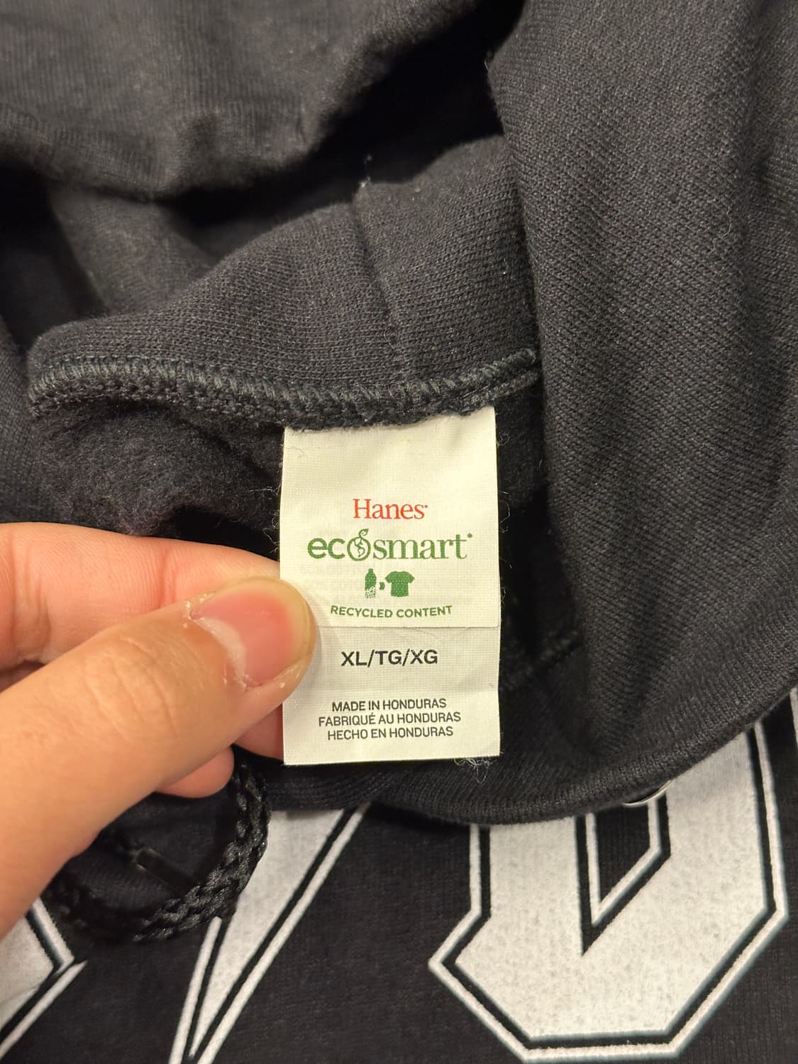 Hanes AC/DC 빈티지 후드티 XL 상품이미지4