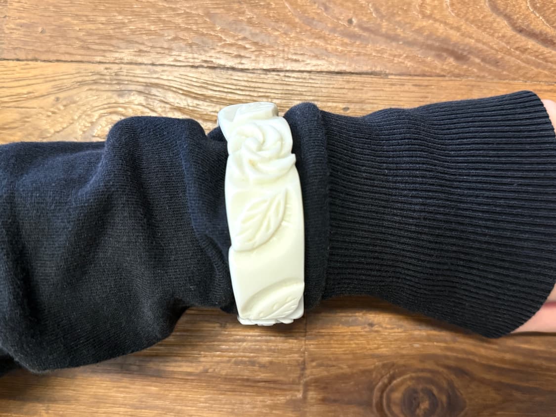 NUMBER (N)INE Floral Carved Bangle 상품이미지2