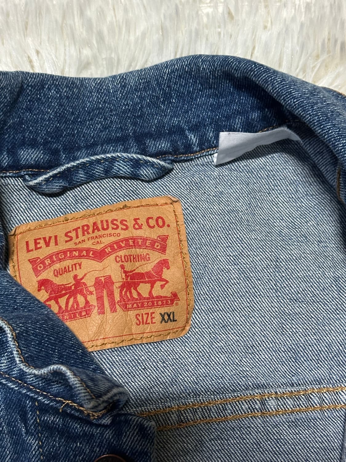 리바이스 청자켓 XXL  상품이미지2