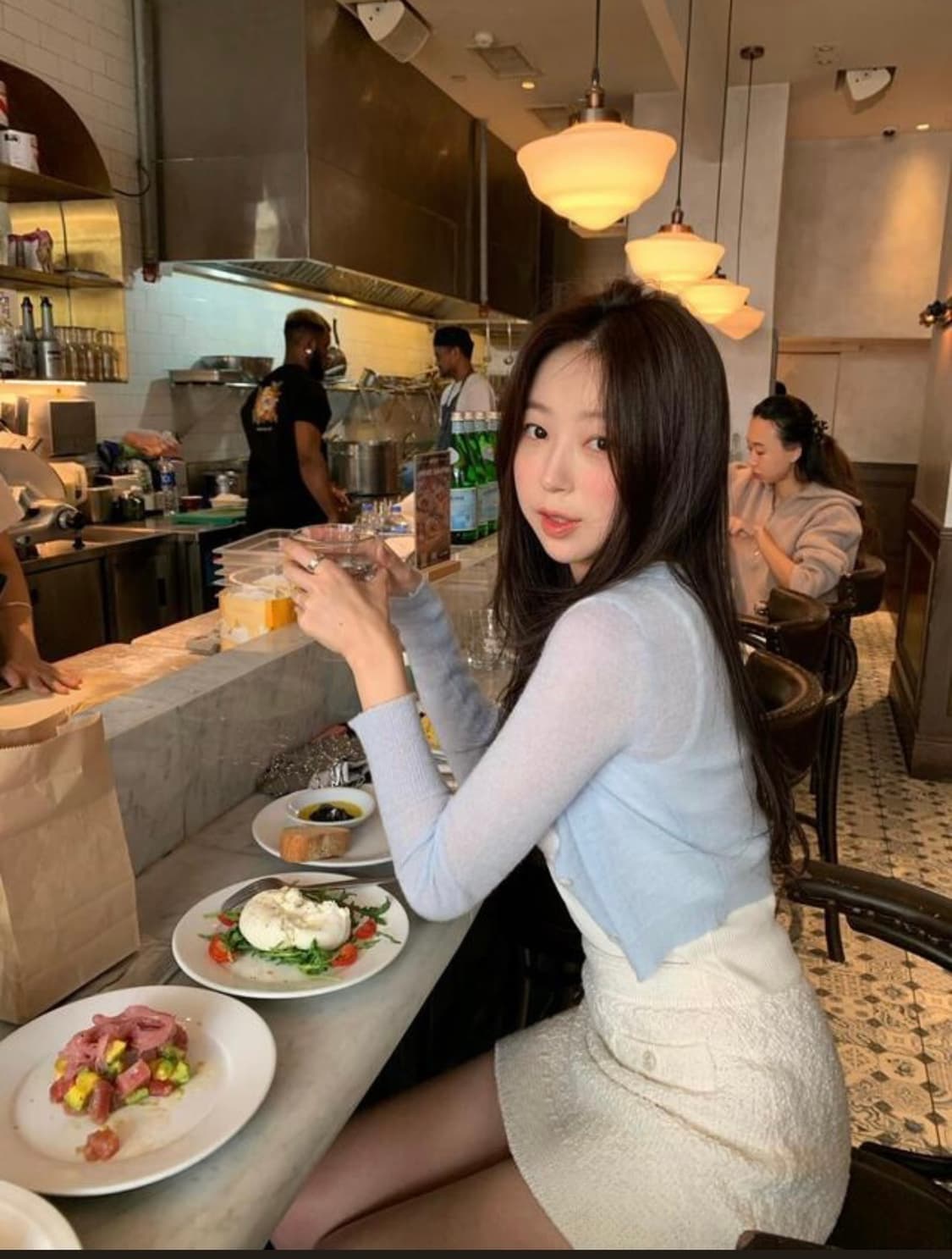 [새상품] 시예 siye 샵시예 - 애프터가디건 블루 상품이미지2