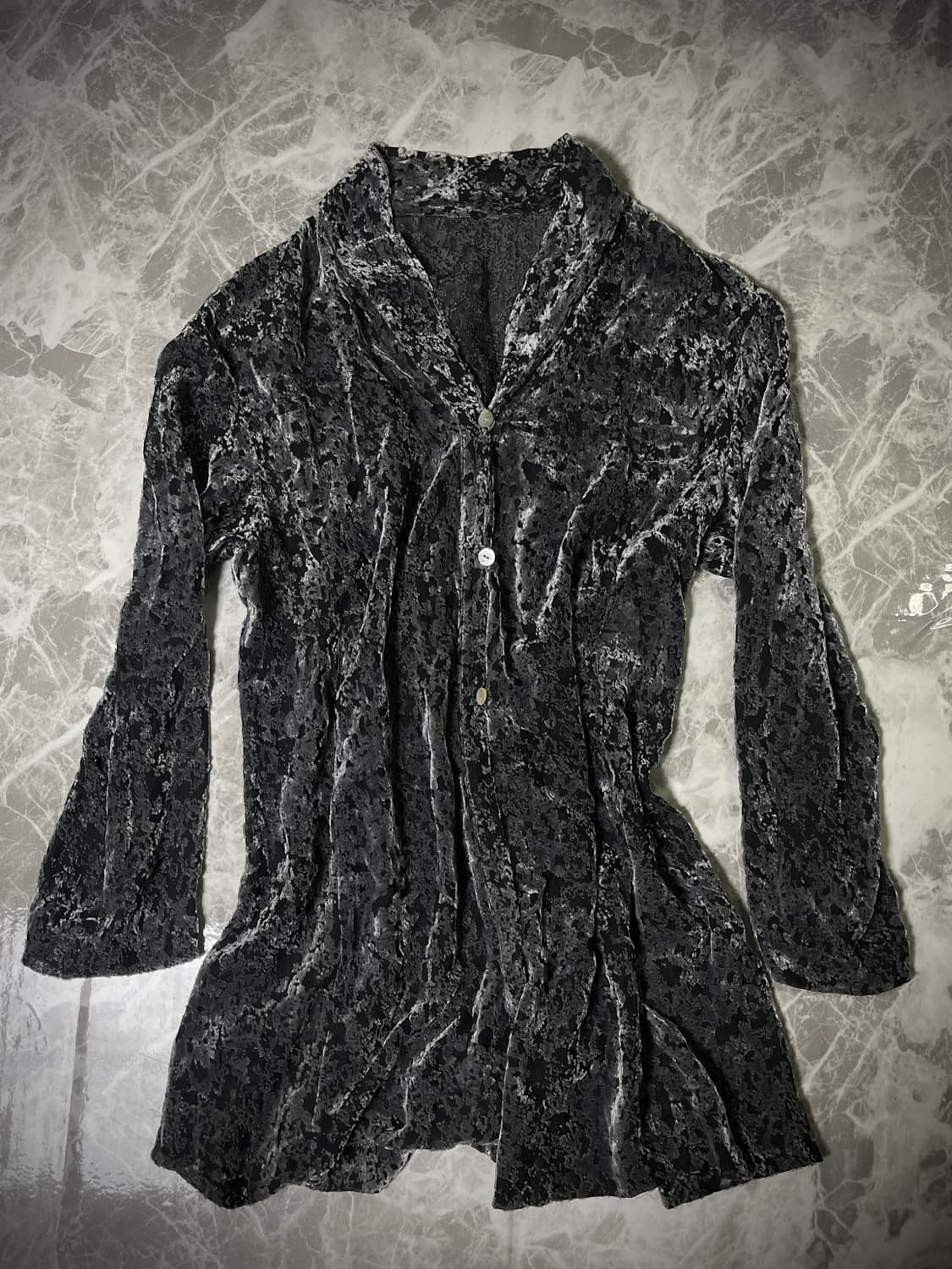 velvet button jacket 상품이미지1