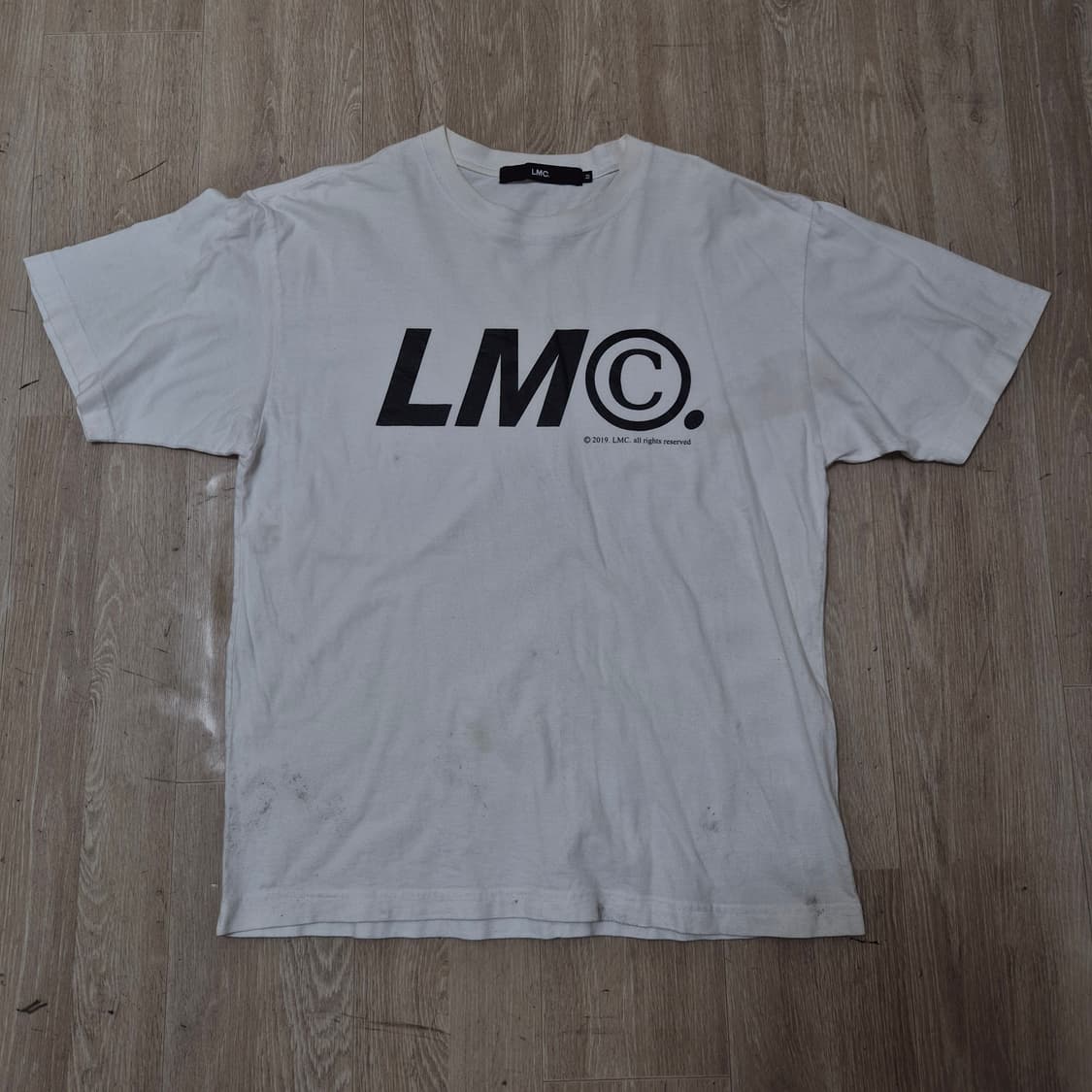 LMC 엘엠씨 2019 빅로고 화이트 반팔티셔츠 M(95) 상품이미지1