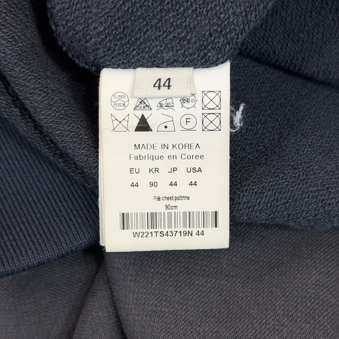 우영미 플라워 백로고 맨투맨 상품이미지5