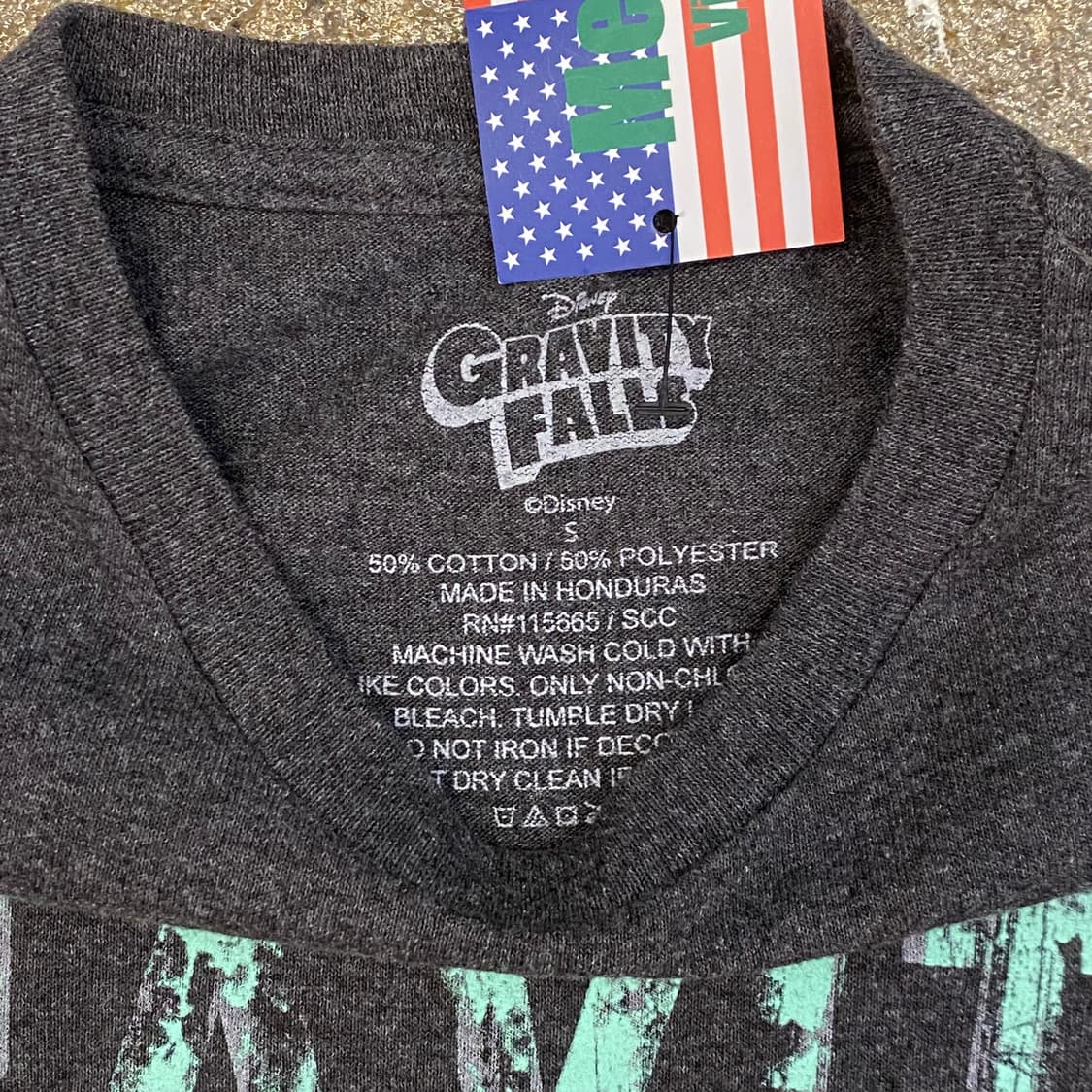 미국 빈티지 디즈니 그래비티폴즈 GRAVITY FALLS 락티셔츠 반팔티 상품이미지4