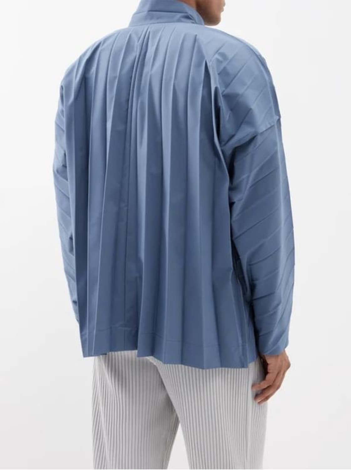 양갱착용) 이세이미야케 옴므플리세 8월 엣지자켓 1사이즈 상품이미지5