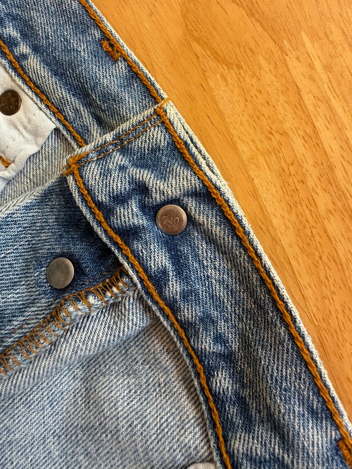 90‘s 리바이스 501 연청 데님 팬츠 상품이미지7