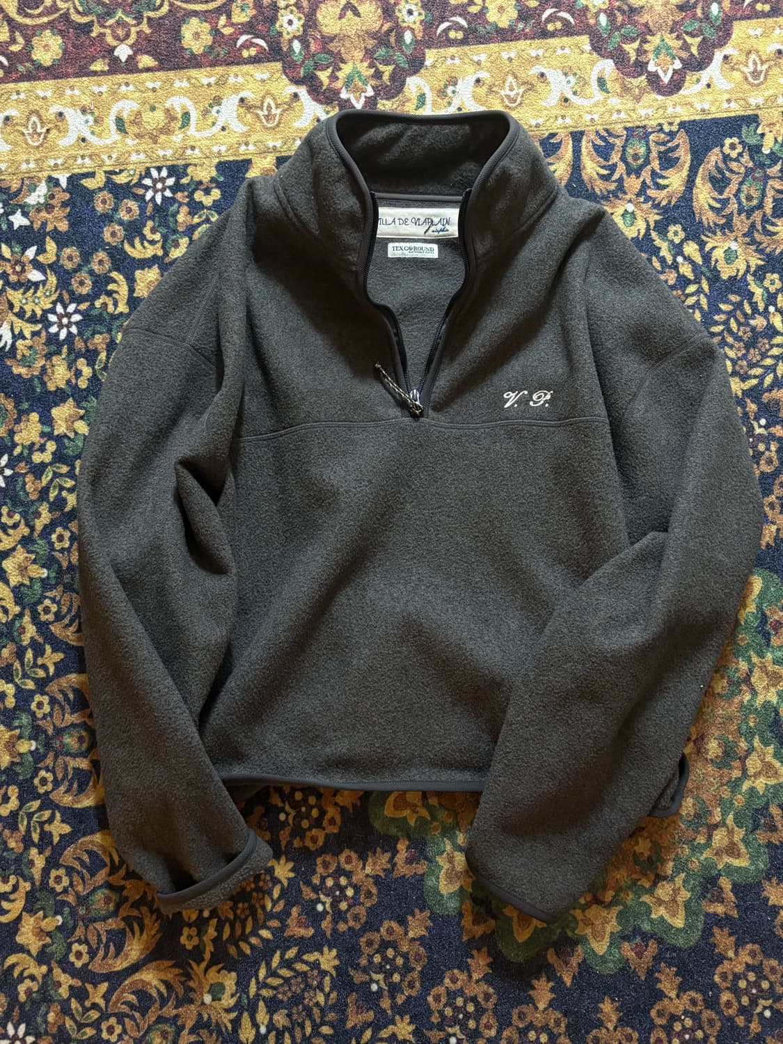 비아플레인 후리스 아노락 반집업 상품이미지1