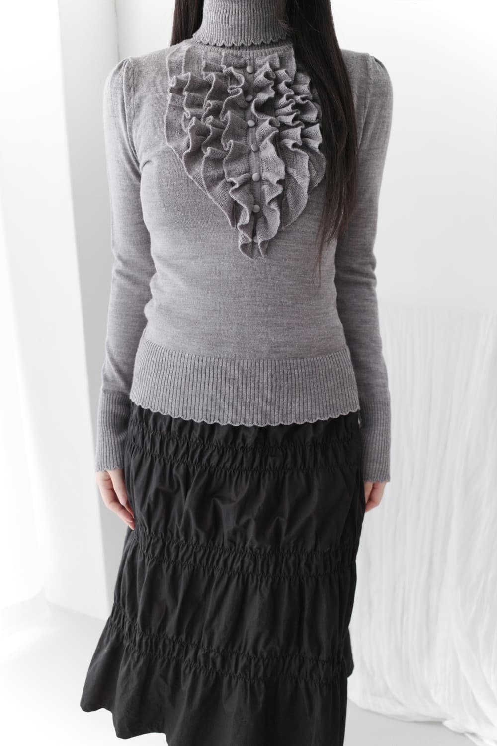 frill knit long sleeve 상품이미지5