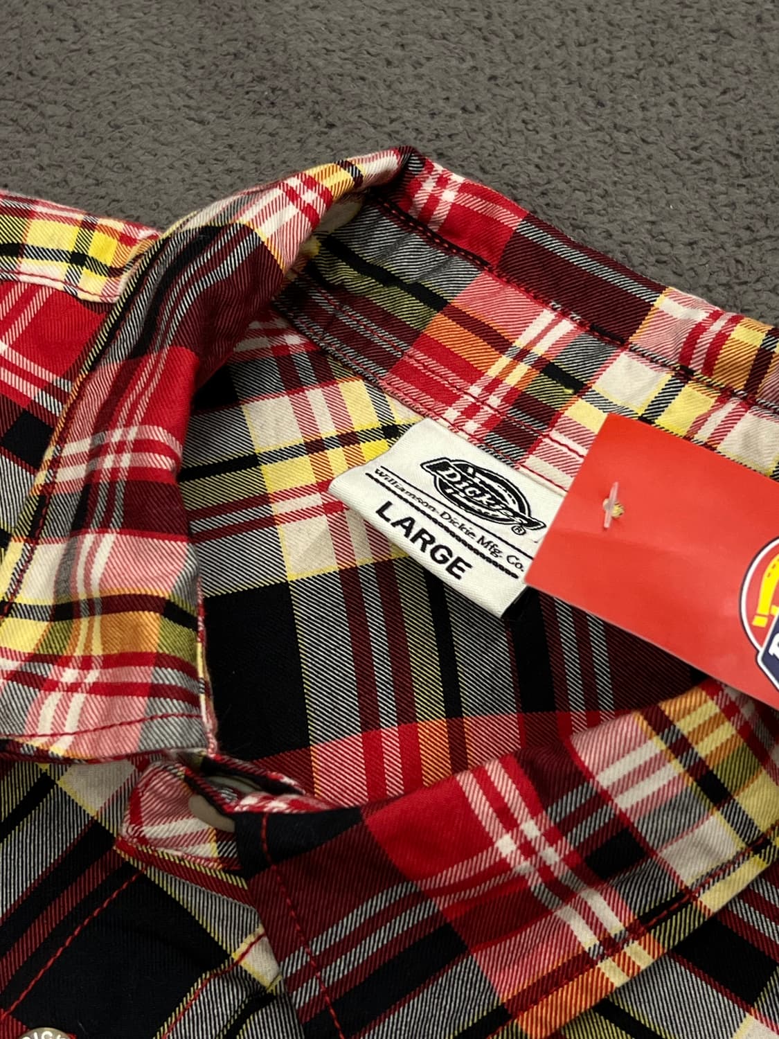 디키즈 포켓 체커셔츠 새상품 처분  상품이미지3