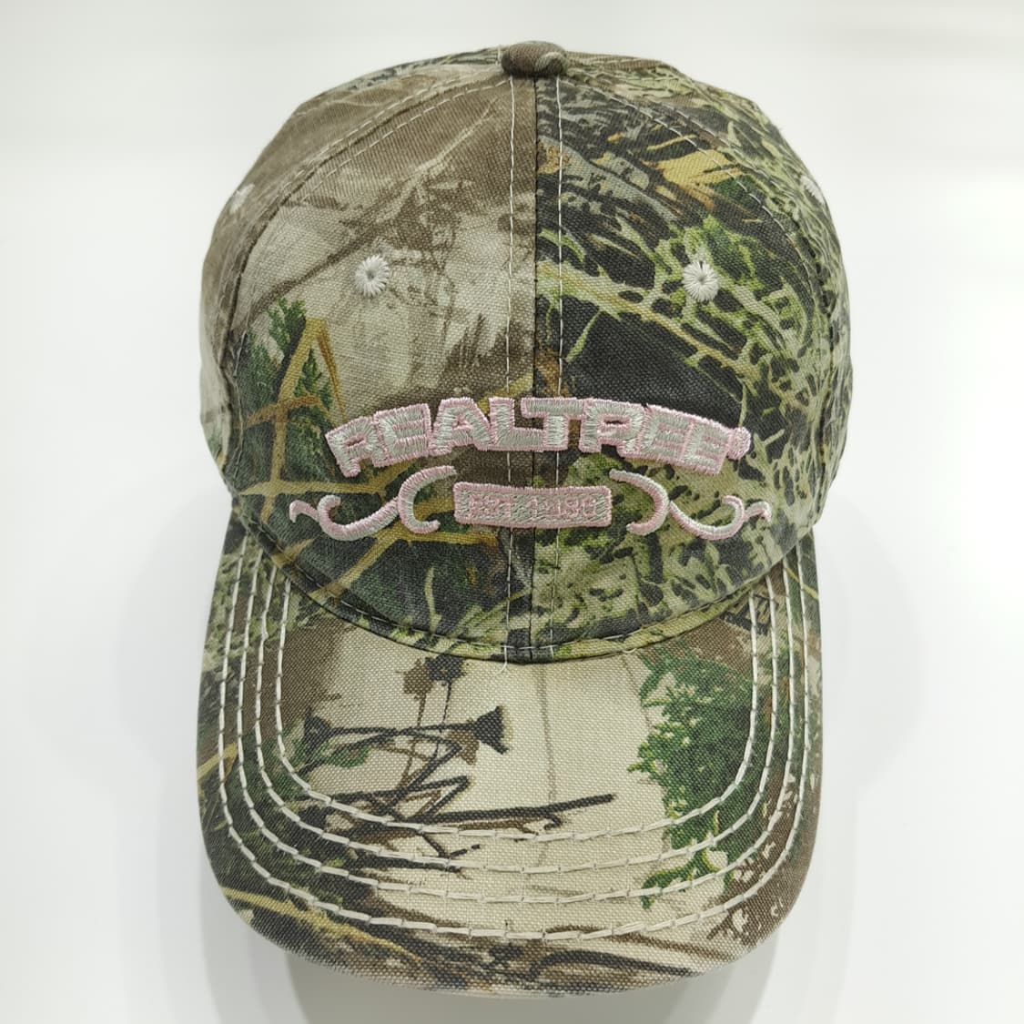 Realtree Camo Pink Stitch Cap P1542 상품이미지3