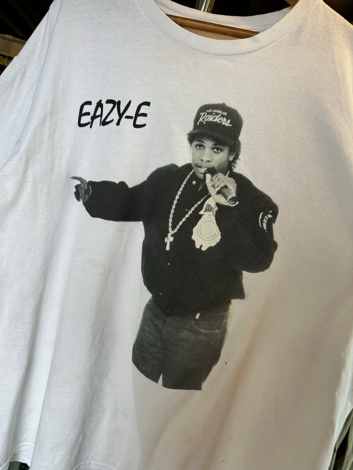 이지 이 Eazy E 래퍼 프린팅 티셔츠 상품이미지3