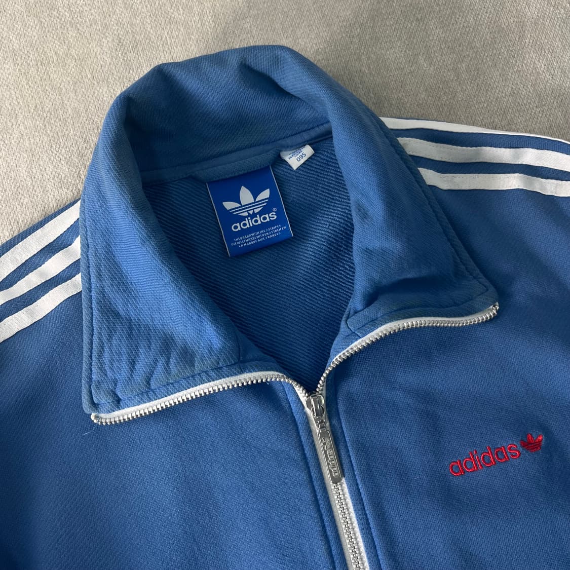 100 아디다스 베켄바우어 블루 트랙탑 져지 상품이미지3