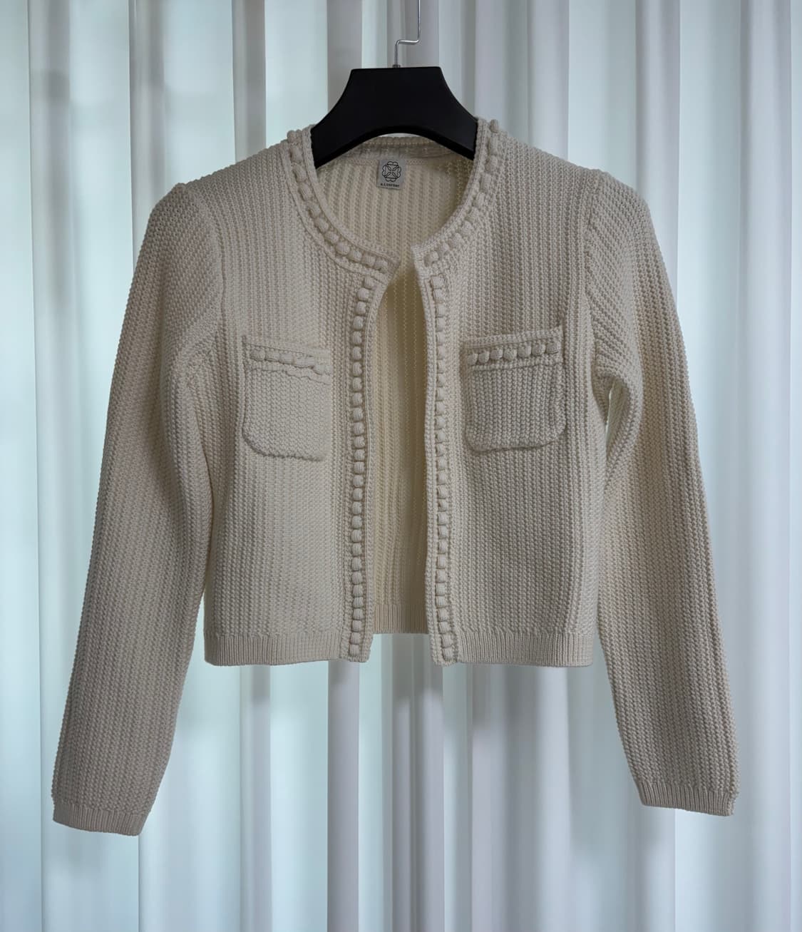 앳코너 폼폼 크롭 자켓 가디건 상품이미지1