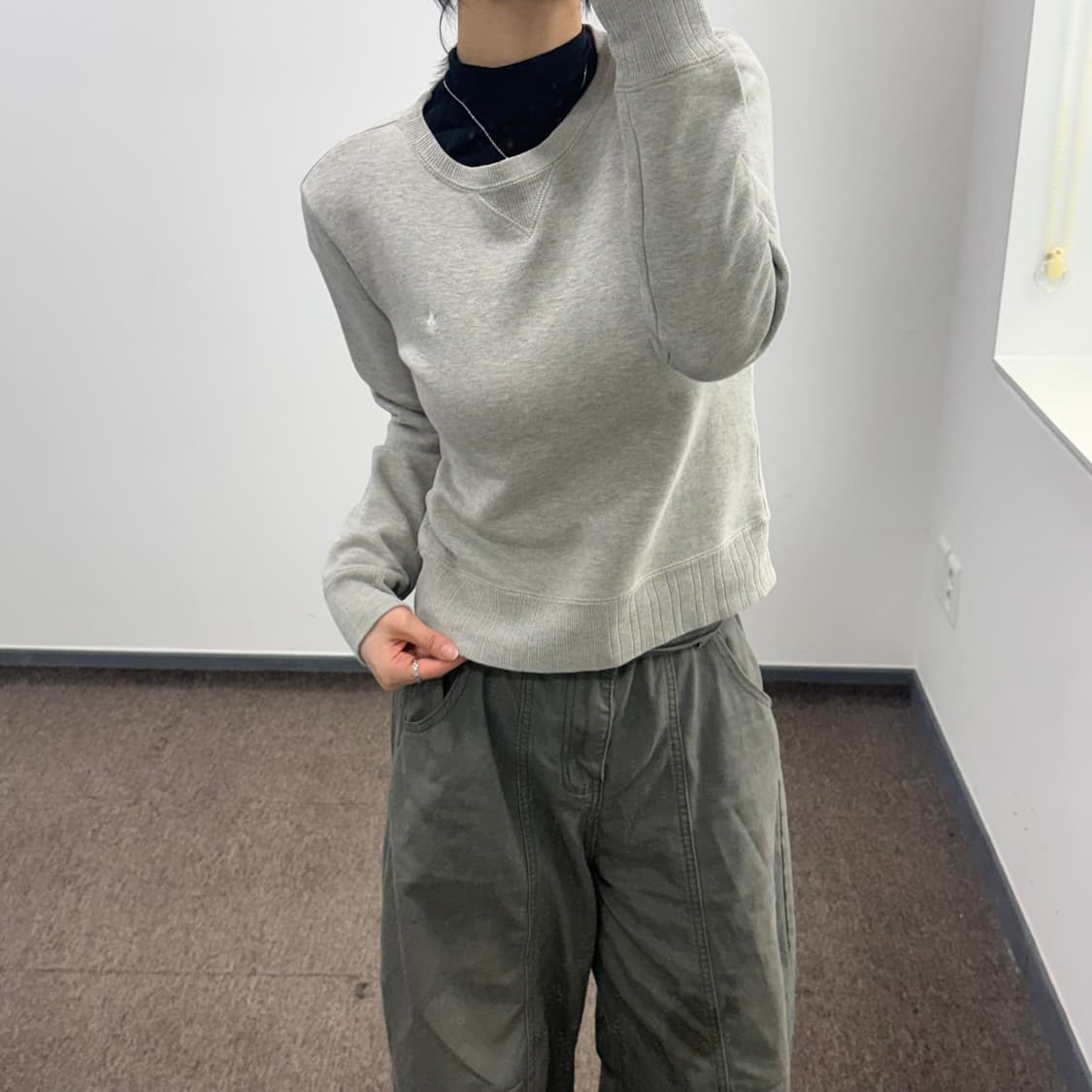 Polo 폴로 화이트 포니 그레이 맨투맨 상품이미지2