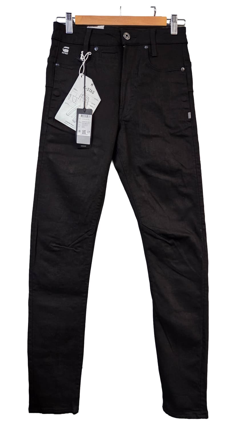 G-Star Raw 블랙 슬림핏 청바지(W26/L32),스판 상품이미지1