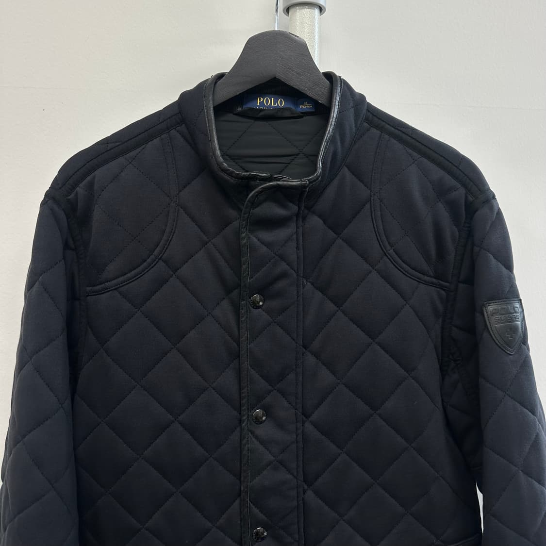 폴로 쉽스킨 양가죽 디테일 퀼팅 자켓 상품이미지4