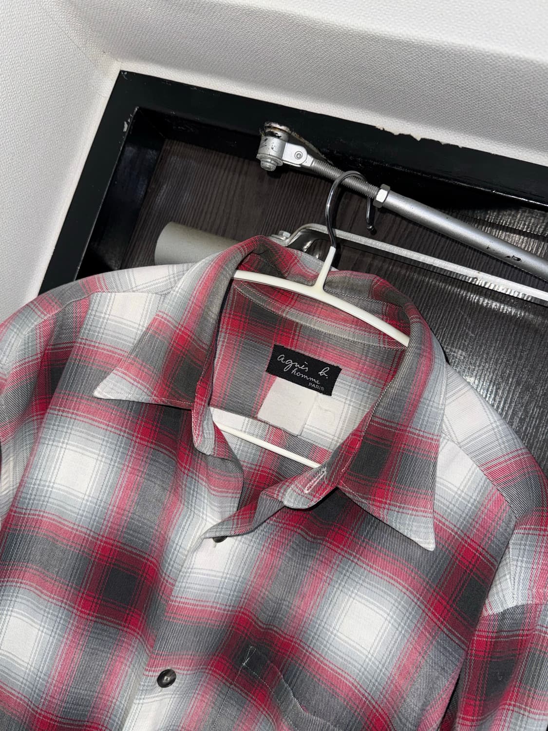agnes b 체크 셔츠 상품이미지3