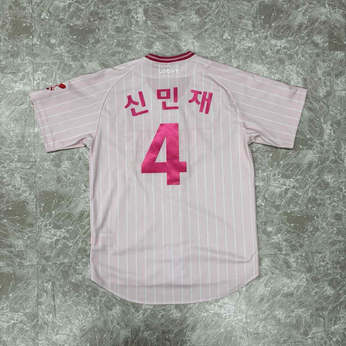 LG 엘지 트윈스 잔망루피 한정판 야구 유니폼 신민재 마킹 반팔 져지(9 상품이미지2