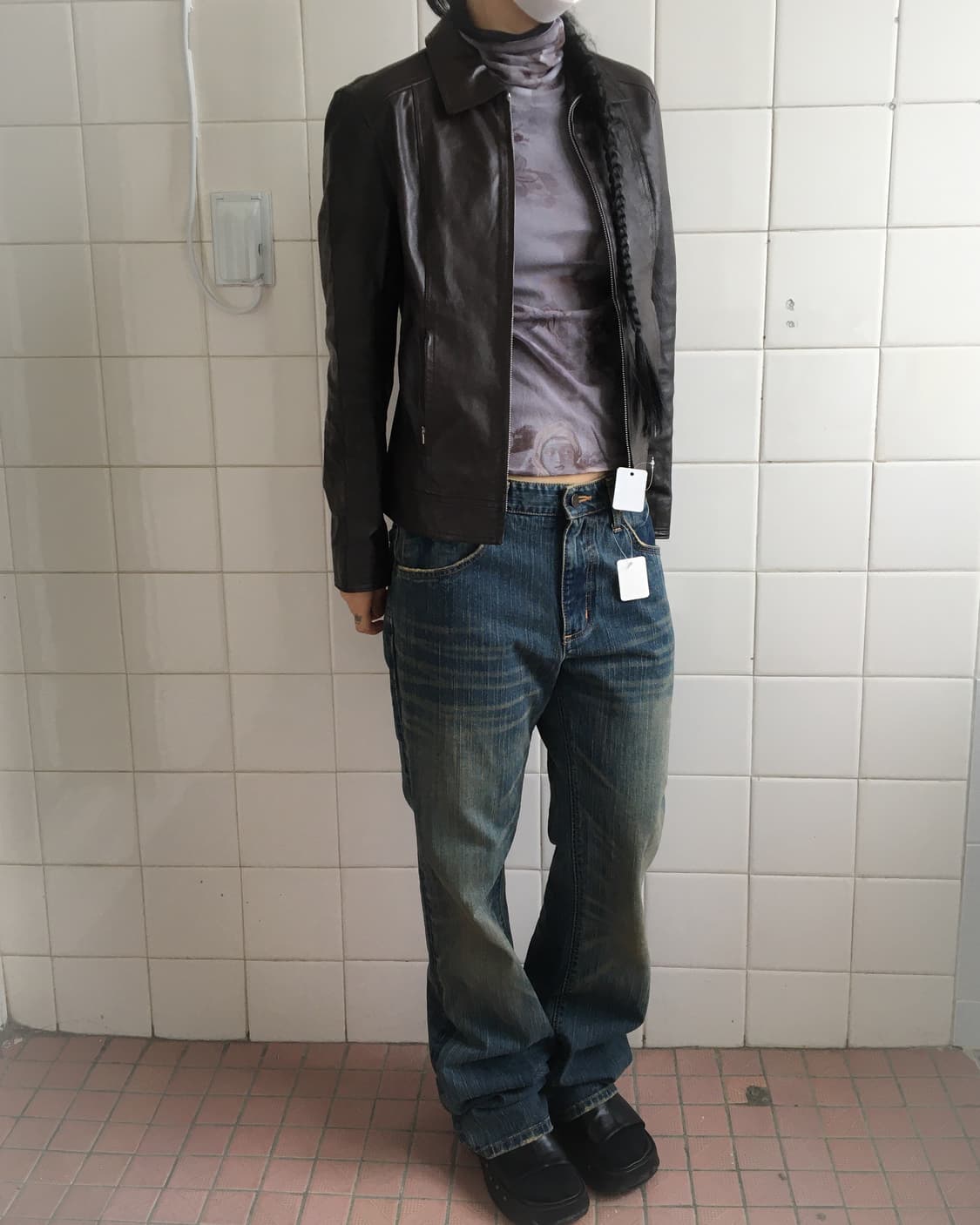 Fake leather jacket 상품이미지4
