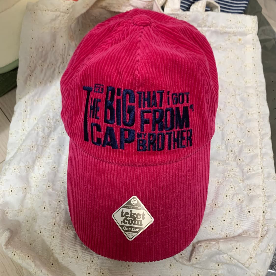 테켓 빅 캡 핑크 상품이미지2
