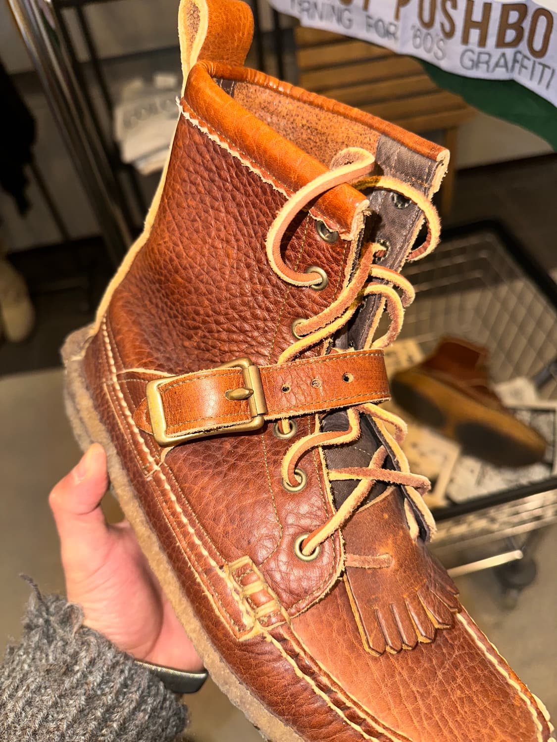 Yuketen moccasin hunt boots 상품이미지8