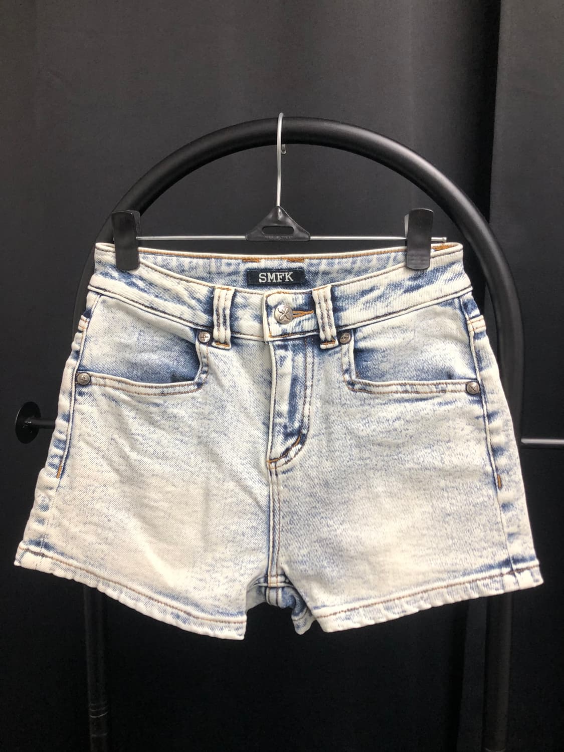 SMFK compass dancer 클래식 데님 쇼츠 스노우플레이크 xs 상품이미지3