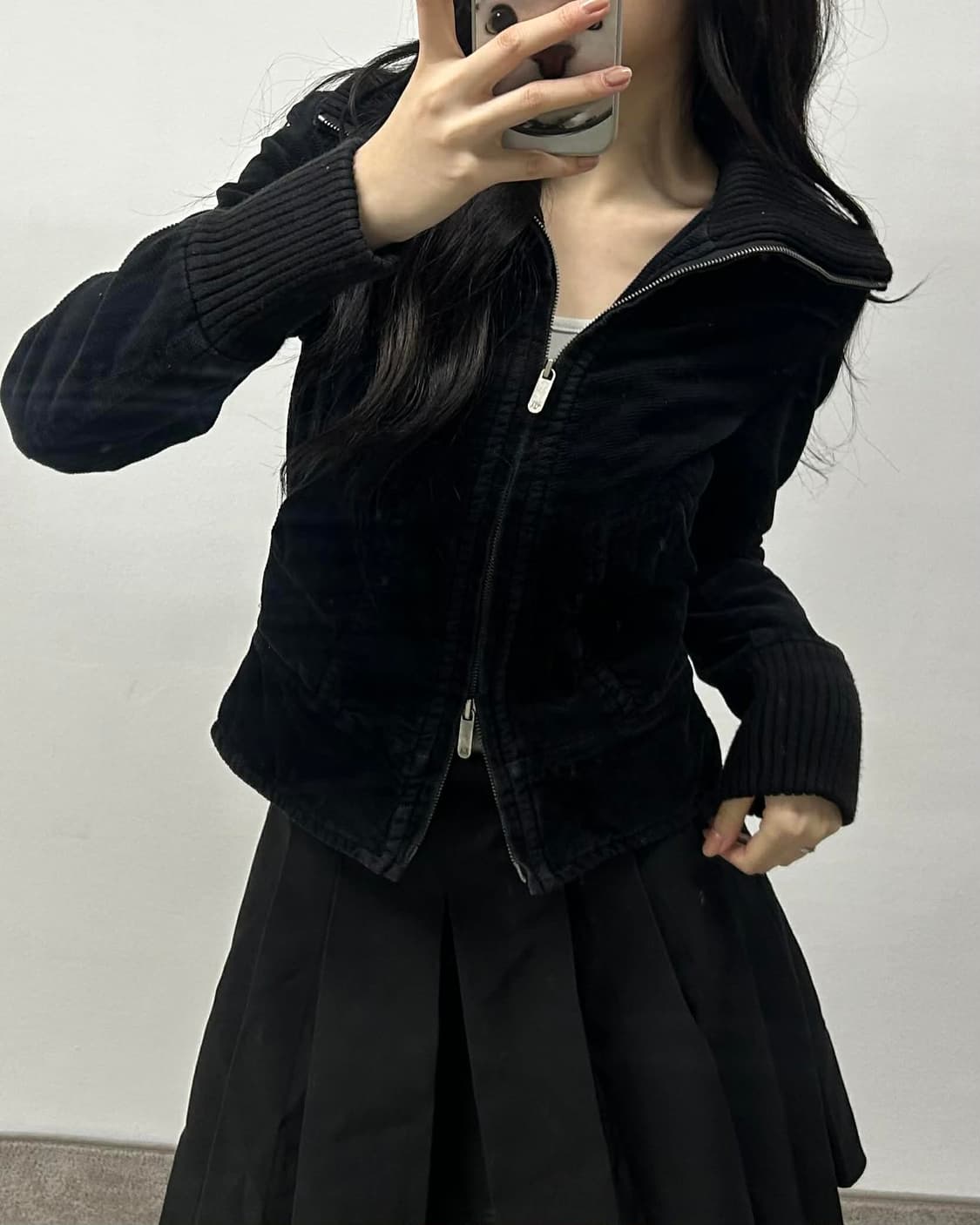 [S] 아르마니 익스체인지 코듀로이 퀄팅 하이넥 자켓 상품이미지3