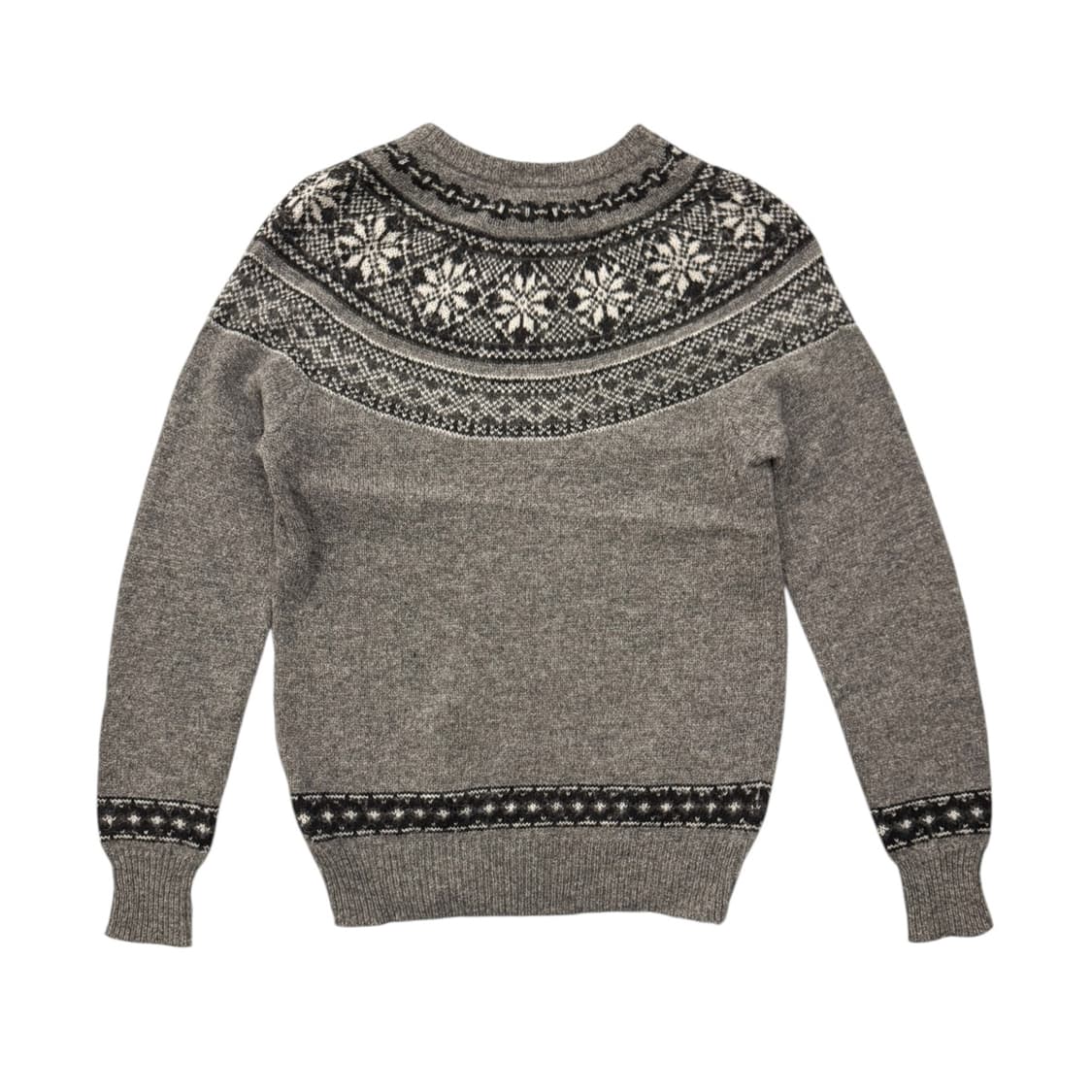 MACKINTOSH PHILOSOPHY 노르딕 울 니트 스웨터 그레이 상품이미지2